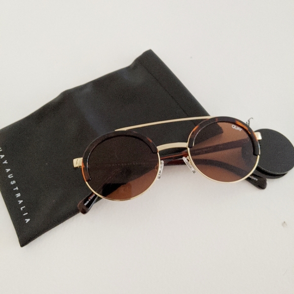 NWT Quay Come Around Round Sunglasses - Picture 2 of 7